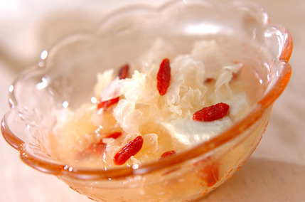 白キクラゲのデザート