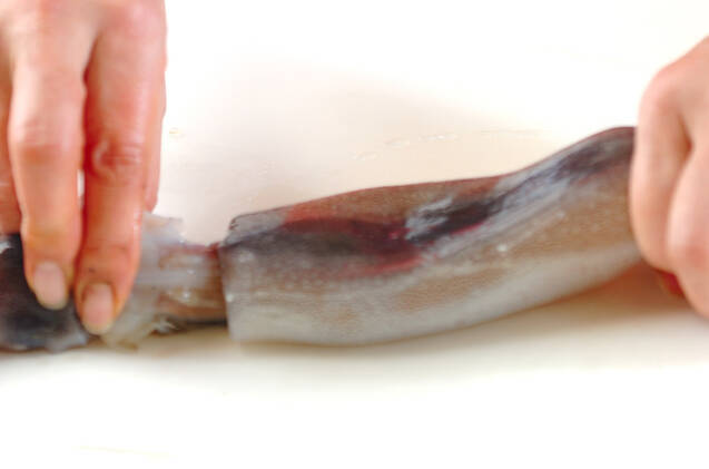 イカリングの作り方の手順1