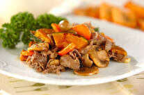 炒め牛肉のマリネ