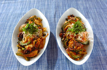 牛大和煮の夏炒め