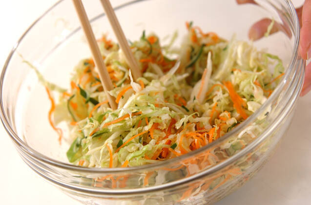 コールスローの作り方の手順4