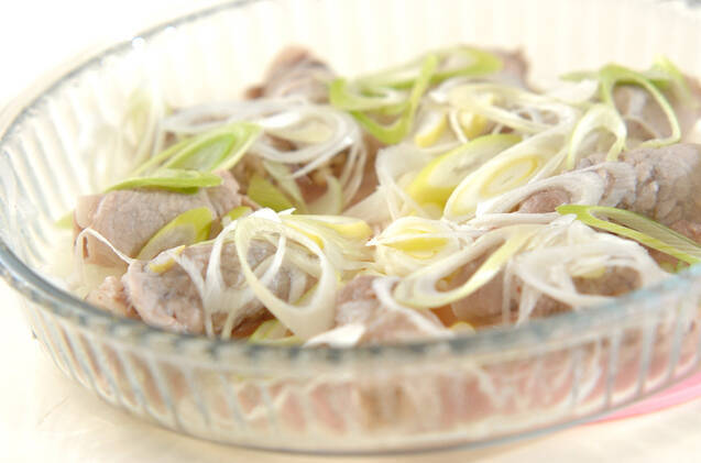 エノキ豚肉のレンジ蒸しの作り方の手順5