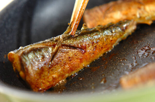 サンマのカレー風味焼きの作り方の手順8