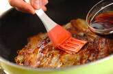 ネギ豚と素麺のペタンコ焼きの作り方3