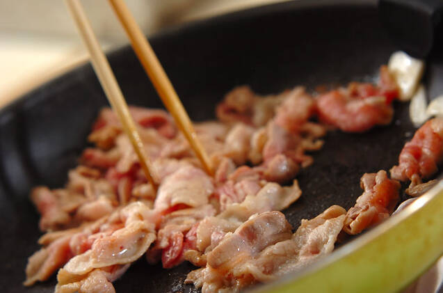豚肉と野菜のピリ辛みそ炒めの作り方の手順8