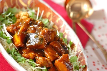 鶏肉とカボチャのカレー煮