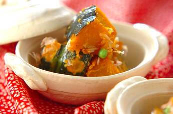 カボチャのレンジおかず