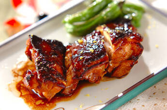 鶏肉のユズ風味照り焼き