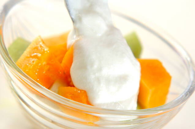 パパイヤのデザートの作り方の手順3