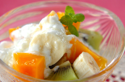 パパイヤのデザート