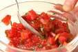 トマトのブルスケッタの作り方2