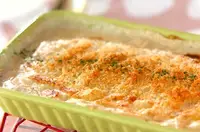 鮭とポテトのグラタン