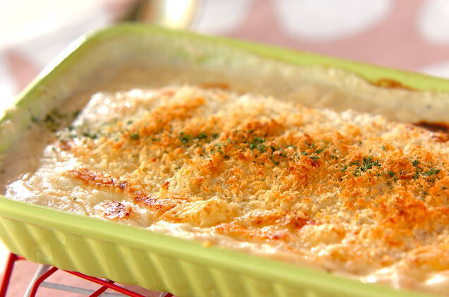 鮭とポテトのグラタン