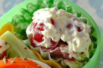 プチトマトのクリームチーズ和え