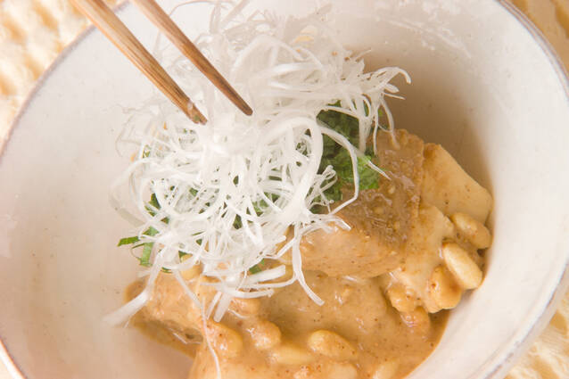 マグロのゴマ和えの作り方の手順4