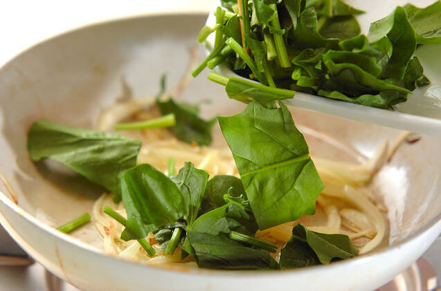 生ハム入りスパニッシュオムレツの作り方の手順4