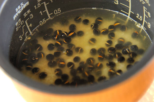 黒豆ご飯の作り方の手順4