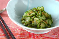 キュウリのゴマ酢