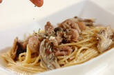 鶏とマイタケのパスタの作り方4