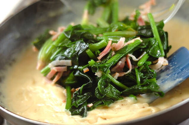 ホウレン草の豆乳パイの作り方の手順7