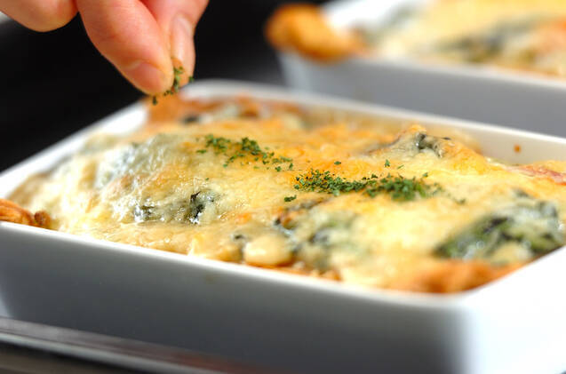 ホウレン草の豆乳パイの作り方の手順8