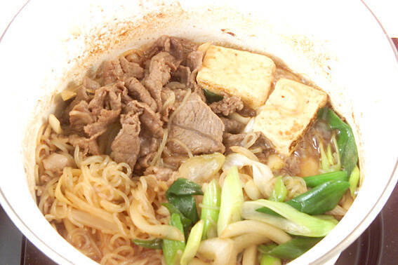 すき焼き風煮物の作り方の手順3