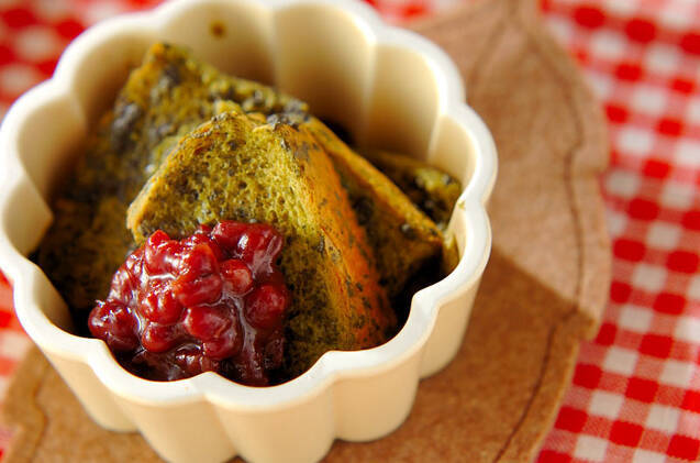 抹茶のフレンチトースト