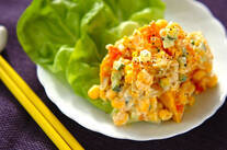 カボチャのサラダ