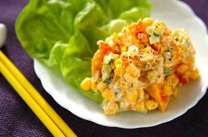 カボチャのサラダ