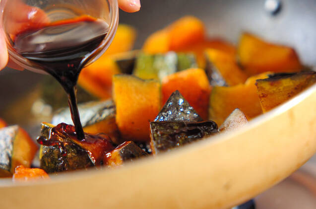 カボチャのバルサミコソテーの作り方の手順4