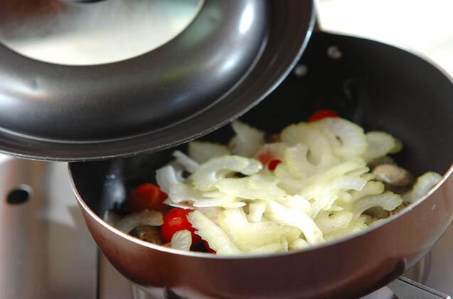 アサリのガーリック炒めの作り方の手順5