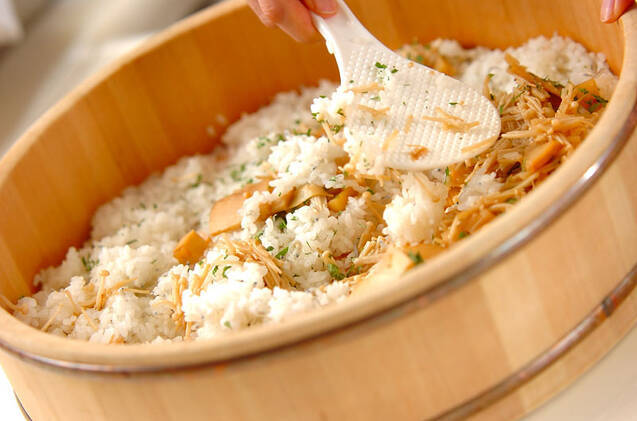 タケノコの混ぜずしの作り方の手順5