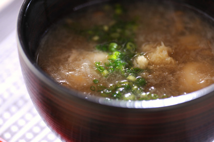 白玉入りレンコン汁