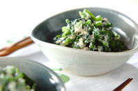 ホウレン草ゴマ豆腐和え