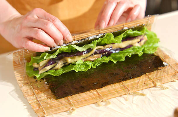 ベジ・ヘルシーコリアン寿司の作り方の手順7