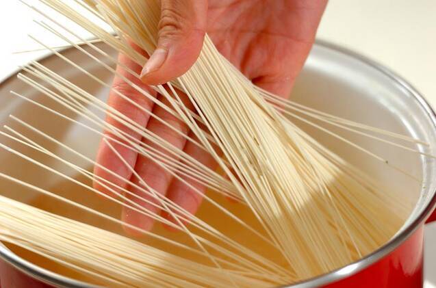 ザーサイにゅうめんの作り方の手順2