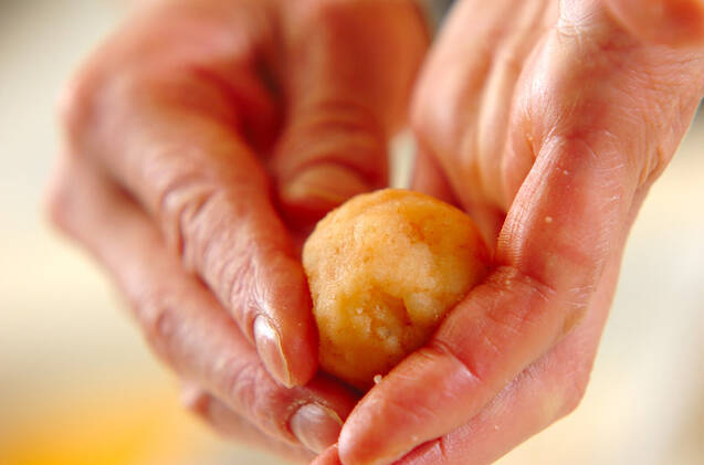 明太子コロッケの作り方の手順2