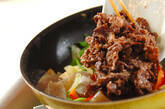 牛肉と野菜のソース炒めの作り方10