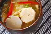 エビ芋のみそ汁