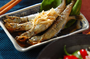 揚げシシャモの甘酢漬け