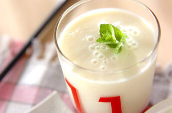 桃のヨーグルトドリンク