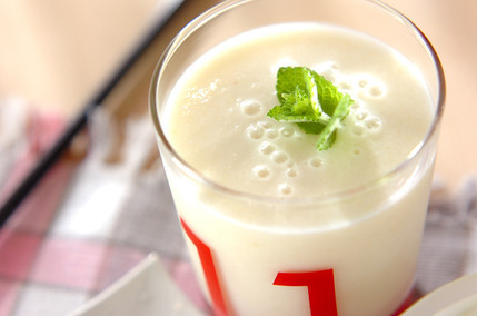 桃のヨーグルトドリンク