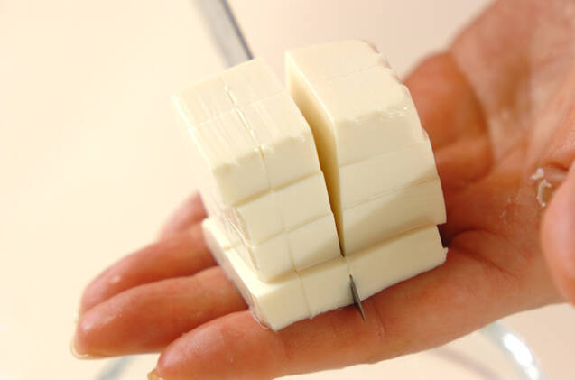 エノキ入り納豆汁の作り方の手順2