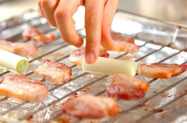 オーブンで簡単！豚バラ肉のシンプル塩焼きの作り方の手順7