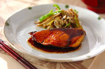 ブリのバター照り焼き