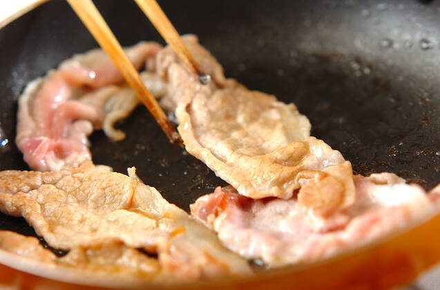 豚のショウガ焼きの作り方の手順3