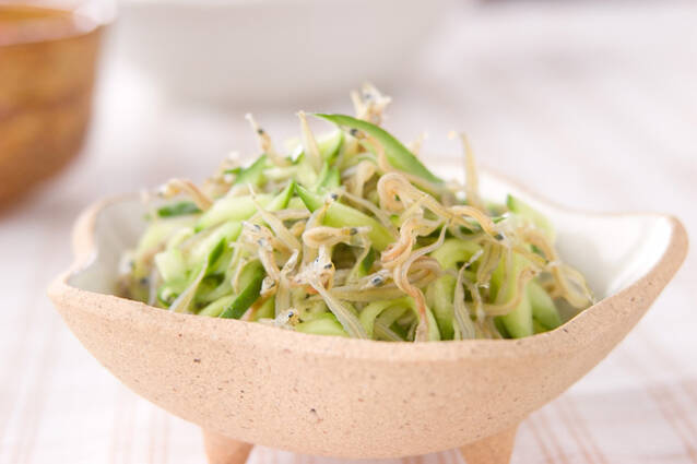 チリメンの甘酢漬け