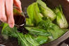中華副菜！チンゲン菜の炒め煮の作り方の手順3