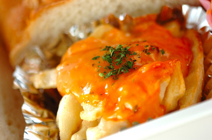 ポテトのトースター焼き