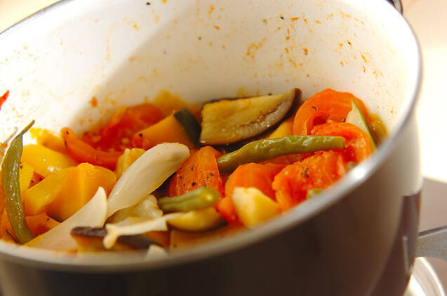 野菜たっぷりカポナータの作り方の手順9